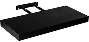 Raft de perete stilist Volato, 100 cm, negru