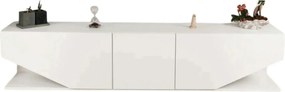Comoda TV INCI, alb, PAL melaminat, 180x30x40 cm