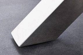 Masa design high-tech din metal si lemn masiv, Barracuda 140cm