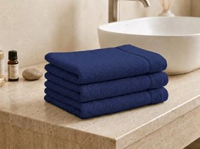 Prosop de maini Classic mic 30x50 cm albastru, 100% bumbac