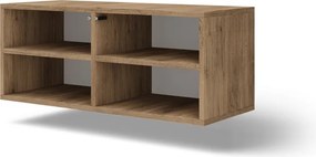 Comodă TV Lila montat pe perete TV – 100x40x41 cm – Stejar Artisan / Negru