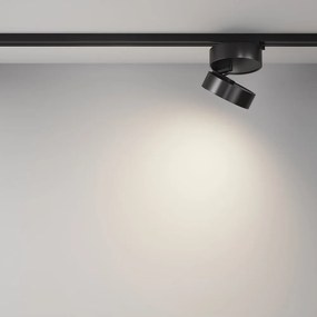 Spot LED, accesoriu pentru sinele monofazate Unity, Onda negru 18W 4000K