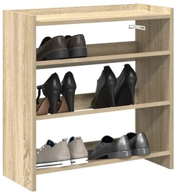 vidaXL Pantofar, stejar sonoma, 60x25x62 cm, lemn prelucrat