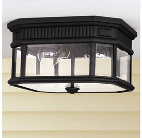 Plafonieră de exterior Feiss FE-COTSLN-F-BK COTSWOLD LANE 2xE27/60W/230V IP44