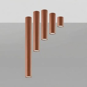 Sollux SL.2074 - Lampă spot LAGOS 1xGU10/10W/230V maro