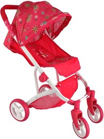 Cărucior sport pentru păpuși, roșu