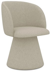 Scaun de sufragerie bej tapițat Maia – Makamii