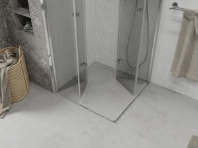 Mexen Lima Duo cabină de duș pliabilă 90 x 90 cm, transparentă, crom - 856-090-090-02-00