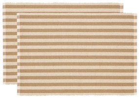 Suport pentru farfurii 2 buc. din material textil 33x48 cm Statement Stripe – Södahl