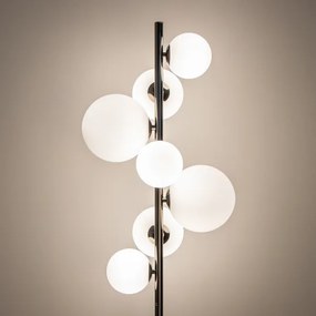 Brilagi - Lampadar LED MILLA 7xG9/3W/230V crom negru/alb