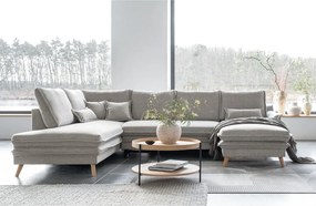 Colțar bej extensibil (cu colț pe partea stângă /în formă de "U") Charming Charlie – Miuform