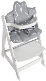 Pernă de scaun pentru copii gri Miffy – Roba