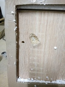 OFERTA Masa de dining cu blat in decor stejar sonoma UMEKO 120x80 II. calitate