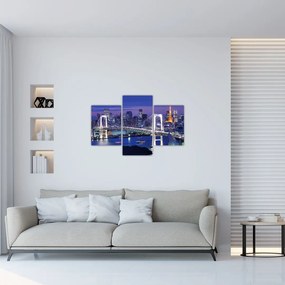 Tablou metropolei nocture (90x60 cm)