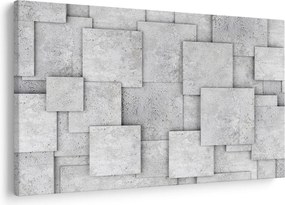 Tablou - Abstracție cu faianță de beton (90x60 cm)