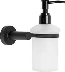 Dozator sapun lichid Rea 322212 finisaj alb - negru