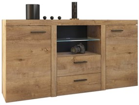 Expedo Comodă KLOK 2F 2S, 156x82x40, lefkas