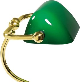 Lampa de birou din alama design clasic Small Banker