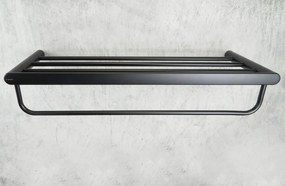 Etajera port prosop Round nero ADRN531