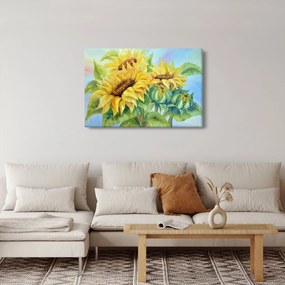Tablou - Floarea soarelui înflorită (90x60 cm)
