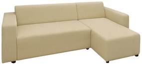 Husa elastica pentru canapea de colt MONDO, colt dreapta Culoare: Crem