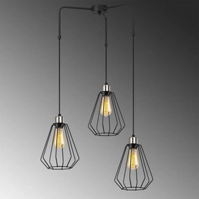 Lustră metalică Opviq lights Mathaios, negru