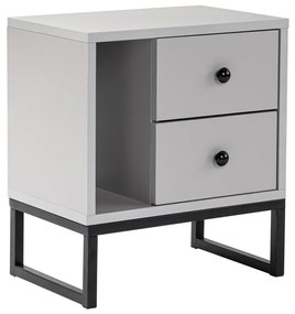 Măsuță de noptieră Glimmer Grey