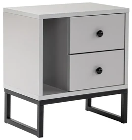 Măsuță de noptieră Glimmer Grey