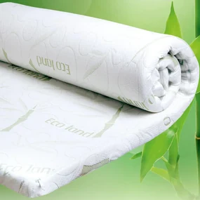 Saltea de protecţie cu spumă cu memorie BAMBOO Comfort 90 x 200 x 4 cm