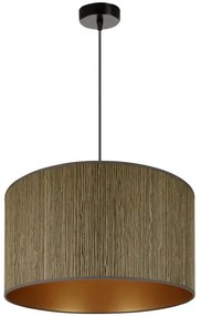 Brilagi - Lustr BOSTON ROLLER 1xE27/15W/230V pr. 45 cm maro/auriu