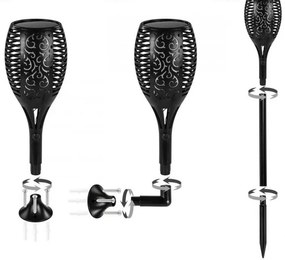 VOLTRONIC Set de lumini solare 51 LED, 4 buc