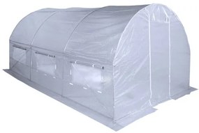 Solariu de aluminiu 250 x 400 cm (10 m2) alb