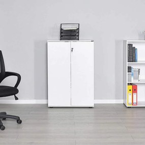 Biblioteca Adore Rio, 2 usi cu cheie, 3 rafturi, 72 x 109 x 34 cm