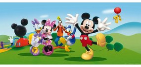 Fototapet pentru copii Mickey Mouse și prieteniisăi , 202 x 90 cm