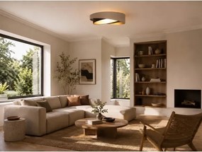 BRILAGI-LED Plafonieră VELVET TWIST LED/24W/230V 4000K Ø 55 cm bej/maro/auriu