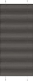 vidaXL Jaluzea plisată negru 90x200 cm Lățime țesătură 89,4cm poliester