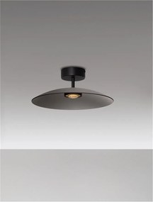 Plafoniera LED design modern POLIFEMO fumuriu, 40cm
