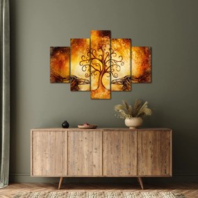 Tablou natural abstract cu copac (150x105 cm)