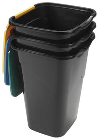 Coşuri pentru sortarea deşeurilor, set 3 buc