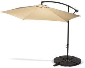 Umbrelă de soare bej ø 300 cm Happy Sun – Bonami Essentials