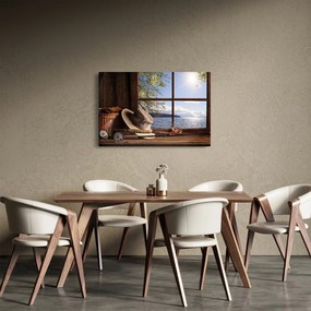 Tablou - Echipament de pescuit (90x60 cm)