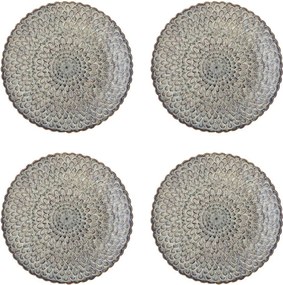 Farfurii gri 4 buc. din gresie ø 26,5 cm Katrina – Bloomingville