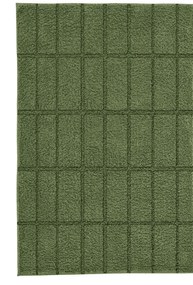 Kleine Wolke Tiles covor de baie 120x70 cm dreptunghiular verde 9176612225