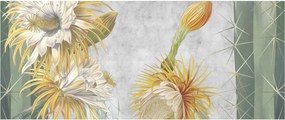 Tablou - Cactuși înfloriți (120x50 cm)