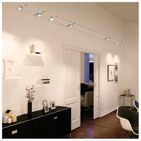 Paulmann 94134 - Set 5x GU5.3/10W, sistem complet pe cablu MAC, 230V, alb