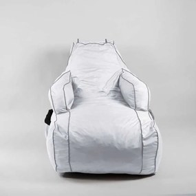 Fotoliu Player Pufrelax, Material Impermeabil - Alb