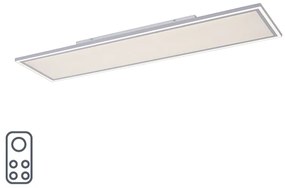 Plafoniera albă de 121 cm incluzând LED 2700 - 5000K - Luntani