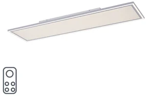 Plafoniera albă de 121 cm incluzând LED 2700 - 5000K - Luntani
