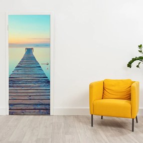 Fototapet pentru ușă - Ponton la infinit (95x205cm)