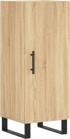 vidaXL Servantă, stejar sonoma, 34,5x34x90 cm, lemn compozit